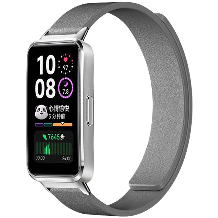 Watch Band – Silicone, Magnetic (Huawei Watch Fit4) For Huawei Band 10 9 8 Grey