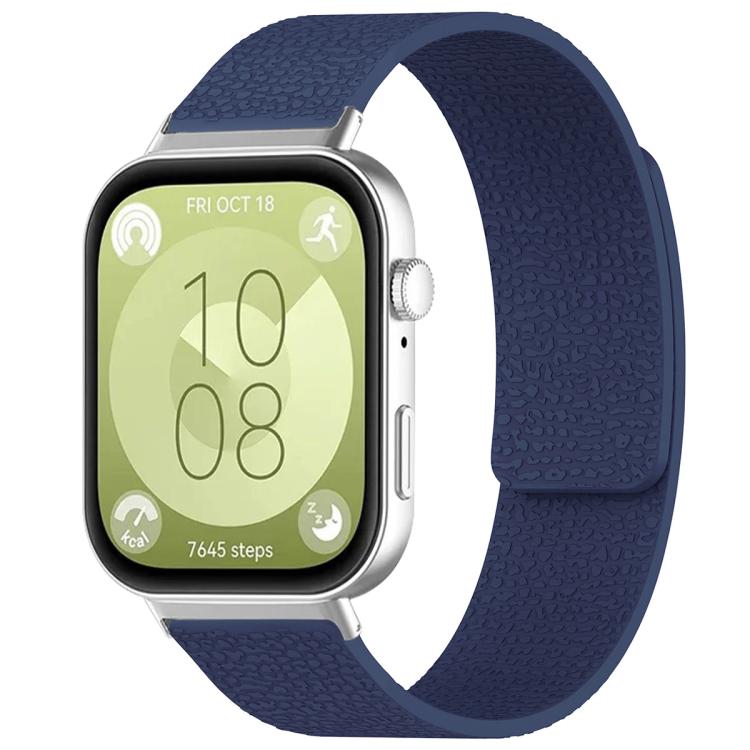 Watch Band – Silicone, Magnetic (Huawei Watch Fit4) For Huawei Watch Fit4 Fit4 Pro Fit3 Midnight Blue