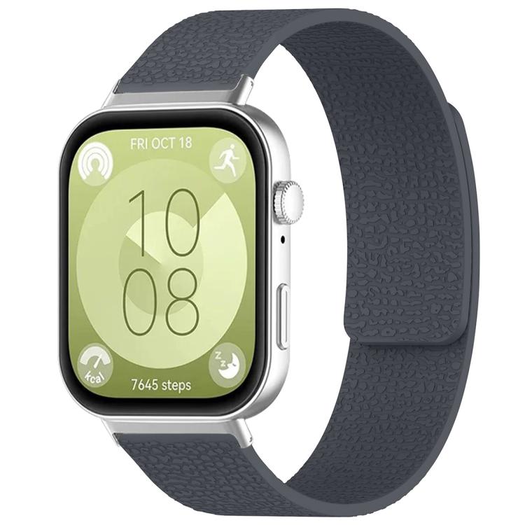 Watch Band – Silicone, Magnetic (Huawei Watch Fit4) For Huawei Watch Fit4 Fit4 Pro Fit3 Grey
