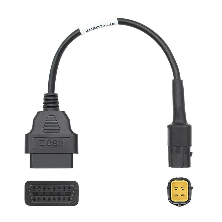Agricultural Machinery Repair OBD2 Diagnostic Adapter Cable for Kubota Diagmaster Python, OBD2 Diagnostic Adapter Cable OBD2 Diagnostic Adapter Cable