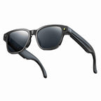 L801 Smart Glasses with 8MP HD Camera Video Recording WiFi Transmission Al Smart Voice Assistant Smart Wearable Headset Black body Sunglasses