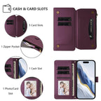 Butterfly Love Flower Multi-card Zipper Wallet Leather Phone Case, For iPhone X / XS, For iPhone XR, For iPhone XS Max