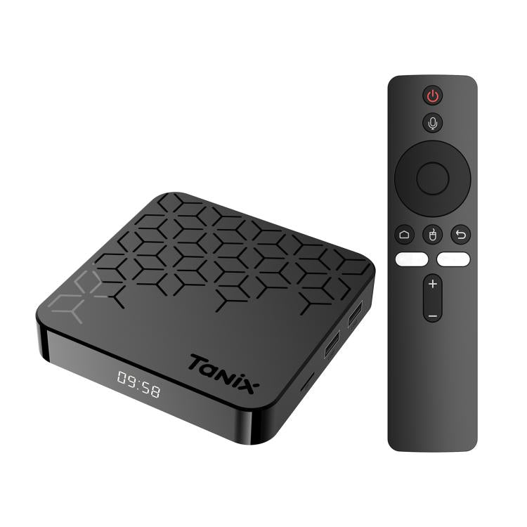 Tanix TX7 8K UHD Android 14 Smart TV Box with Remote Control, Allwinner H728 Octa-Core, 2GB+16GB 2GB+16GB EU Plug