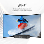 Tanix TX7 8K UHD Android 14 Smart TV Box with Remote Control, Allwinner H728 Octa-Core, 2GB+16GB