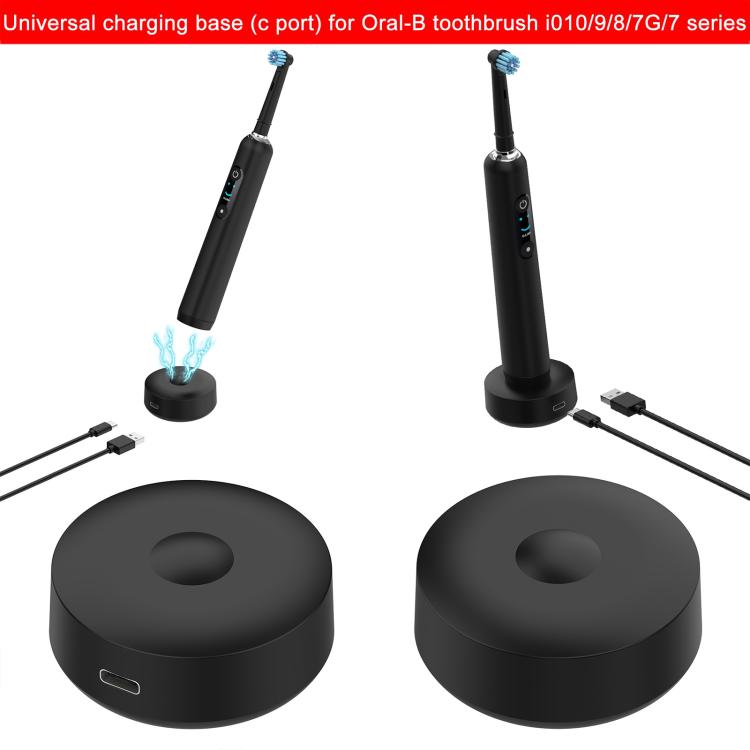 Type-C / USB-C Interface Electric Toothbrush Charging Cable, Length: 1m – Magnetic, Fast Charging, TPU, For Oral-B iO Series 10 / 9 / 8 / 7