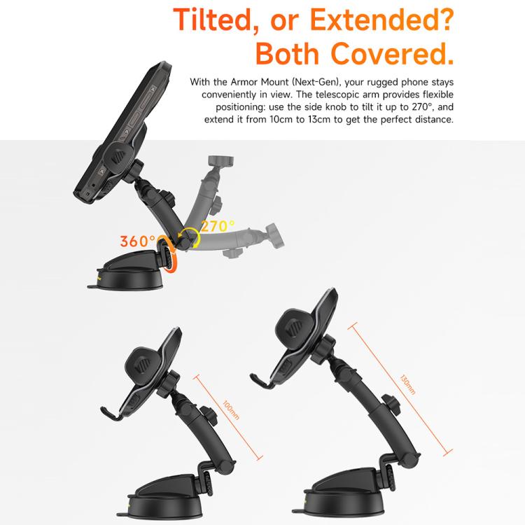 Ulefone UAN15 Armor Mount Car / Desk Phone Holder, Standard Model, UAN15 – Durable Build, Easy to Use