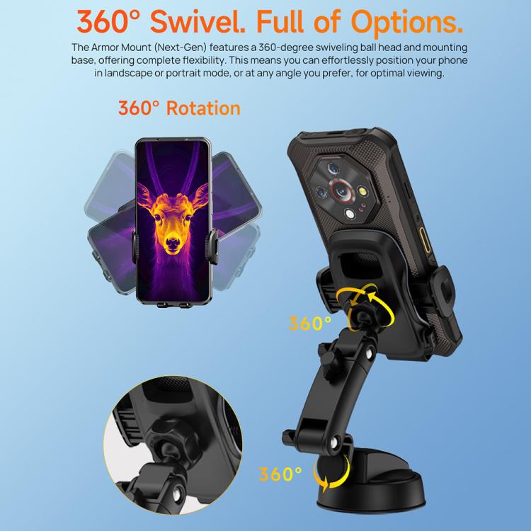 Ulefone UAN15 Armor Mount Car / Desk Phone Holder, Standard Model, UAN15 – Durable Build, Easy to Use