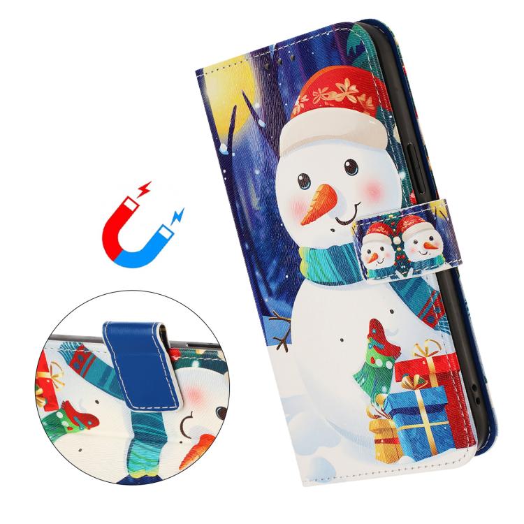 Christmas Series Buckle Leather Phone Case with Hand Strap, For iPhone 13 mini, For iPhone 12 Pro / 12, For iPhone 12 Pro Max, For iPhone 12 mini