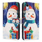 Christmas Series Buckle Leather Phone Case with Hand Strap, For iPhone XR, For iPhone XS Max, For iPhone 8 Plus / 7 Plus