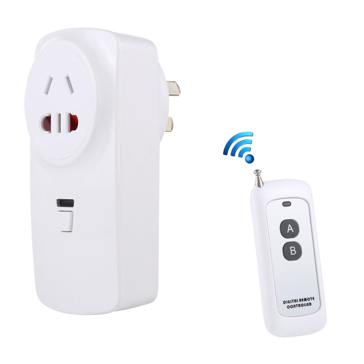 AK-DL220 220V Smart Wireless Remote Control Socket with Remote Control, AU Plug, UK Plug, US Plug AU Plug