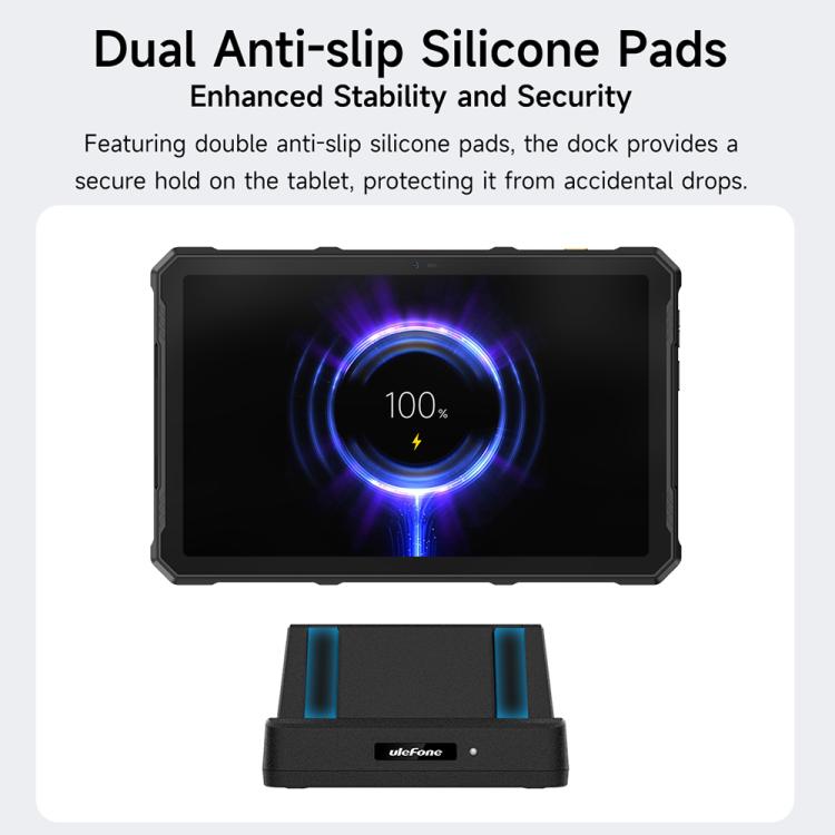 Ulefone 10W Desk Charging Dock For Armor Pad 4 Series – Wireless Charging, TPU, Non-slip, For Armor Pad 4 Series