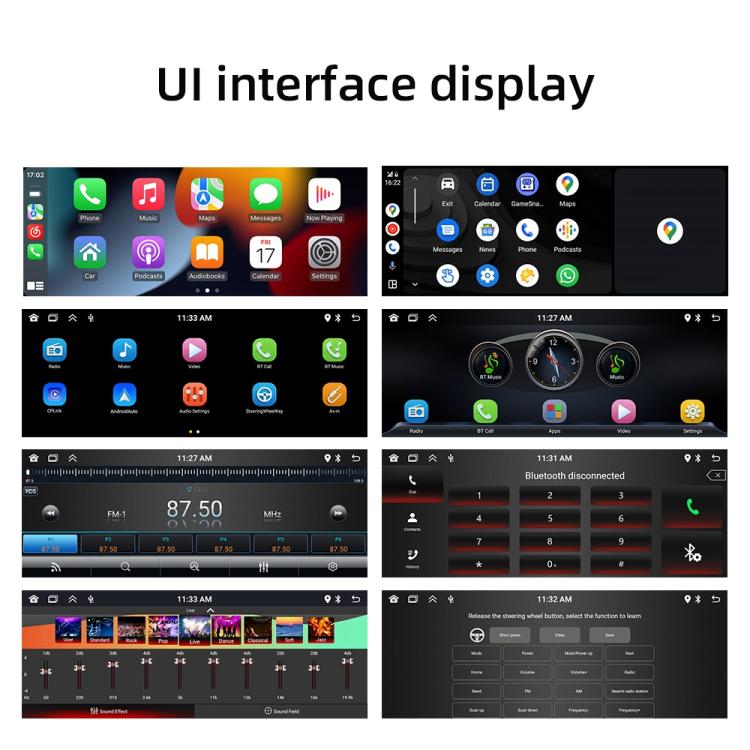 F6021 6.86 inch IPS Screen Car 1Din MP5 Player Support CarPlay & Android Auto, F6021 – Bluetooth, TPU