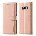 Forwenw F1 Series Matte Strong Magnetism Horizontal Flip Leather Case with Holder & Card Slots & Wallet & Photo Frame, For Samsung Galaxy S8, For Samsung Galaxy S8+, For Samsung Galaxy S9, For Samsung Galaxy S9+, For Samsung Galaxy S10                 ... For Samsung Galaxy S8 Rose Gold