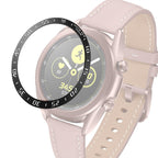 Smart Watch Steel Bezel Ring, A Version, For Samsung Galaxy Watch 3 41mm, For Samsung Galaxy Watch 3 45mm For Samsung Galaxy Watch 3 41mm Black Ring White Letter