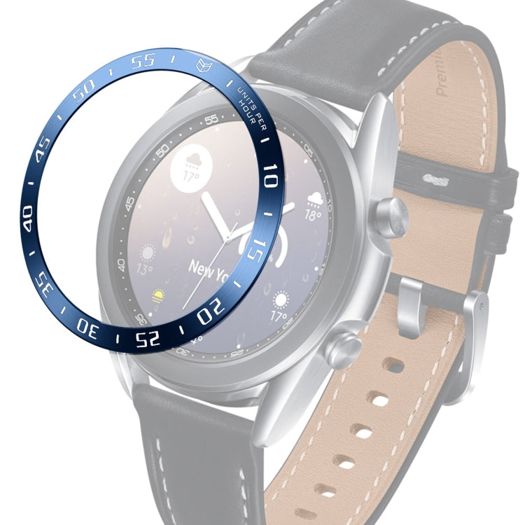 Smart Watch Steel Bezel Ring, A Version – Durable Build, Easy to Use, For Samsung Galaxy Watch 3 41mm, For Samsung Galaxy Watch 3 45mm For Samsung Galaxy Watch 3 41mm Blue Ring White Letter
