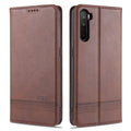 AZNS Magnetic Calf Texture Horizontal Flip Leather Case with Card Slots & Holder & Wallet, For OPPO A91, For Huawei P40, For Huawei P40 Pro, For Samsung Galaxy S10 For OPPO A91 Dark Brown