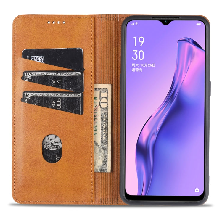 AZNS Magnetic Calf Texture Horizontal Flip Leather Case with Card Slots & Holder & Wallet, For OPPO A91, For Huawei P40, For Huawei P40 Pro, For Samsung Galaxy S10