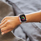 Single Row Diamond Tempered Glass Film Integrated PC Watch Case – Wear-resistant, Tempered Glass, For Apple Watch Ultra 3 / 2 / 1 49mm, For Apple Watch Series 9 / 8 / 7 45mm