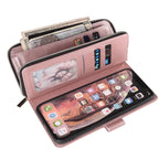 Zipper Wallet Bag Horizontal Flip PU Leather Case with Holder & 9 Card Slots & Wallet & Lanyard & Photo Frame, For iPhone XR, For iPhone XS Max
