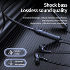 M60 Bluetooth Earphones – 8D Surround Sound Wireless Neck-mounted 5.1 Bluetooth Earphone Support...