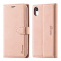 Forwenw F1 Series Matte Strong Magnetism Horizontal Flip Leather Case with Holder & Card Slots & Wallet & Photo Frame, For iPhone XR For iPhone XR Rose Gold