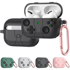 Game Console Style Wireless Earphone Silicone Case – Durable Build, Easy to Use, For AirPods Pro 3