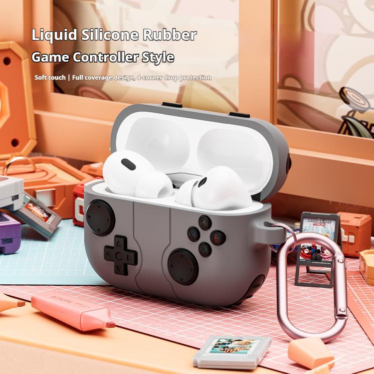 Game Console Style Wireless Earphone Silicone Case – Durable Build, Easy to Use, For AirPods Pro 3
