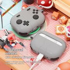 Game Console Style Wireless Earphone Silicone Case – Durable Build, Easy to Use, For AirPods Pro 3