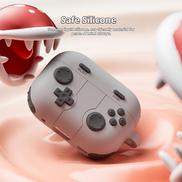 Game Console Style Wireless Earphone Silicone Case – Durable Build, Easy to Use, For AirPods Pro 3