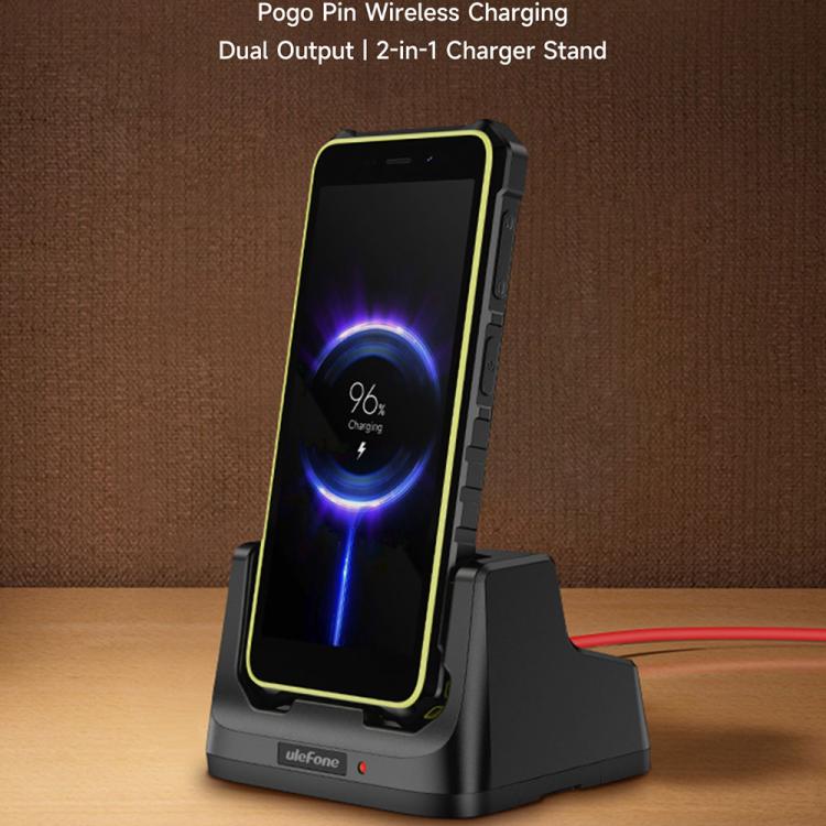 Ulefone USB-C / Type-C Desk Charging Dock – TPU, For Ulefone RugKing 2 Pro, For Ulefone RugKing 3 Pro, For Ulefone RugKing 4 Pro, For Ulefone RugKing