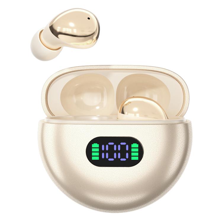 Q61 Intelligent Noise Reduction Bluetooth 5.4 Wireless TWS Earphones Gold