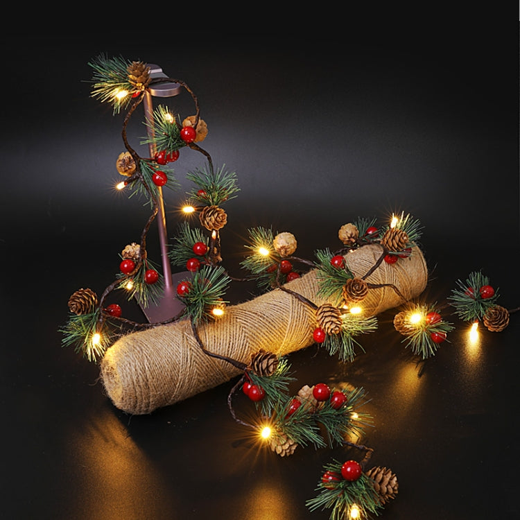 Christmas Pine Needles Colorful Light String Lamp Length: 2m, 2m Pine Cone 2m Pine Cone