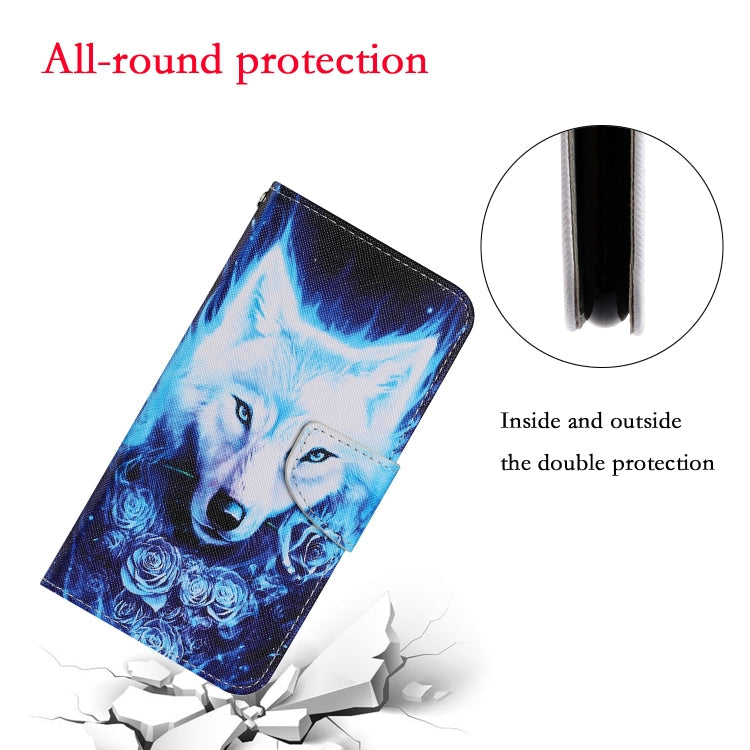 Coloured Drawing Pattern Horizontal Flip PU Leather Case with Holder & Card Slots & Wallet & Lanyard, For iPhone X / XS