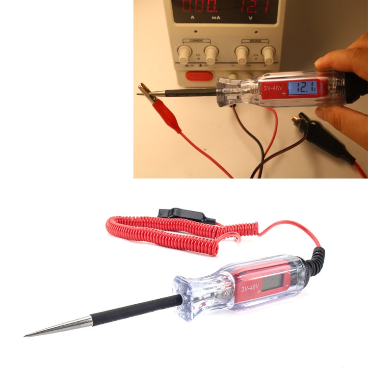 3-48V Digital Display Car Electric Tester, Car Electric Tester Car Electric Tester