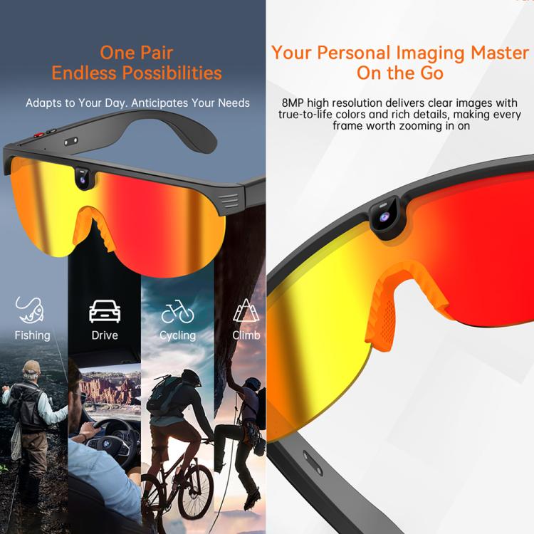 AIMB-G5 8MP Outdoor Cycling Smart AI Sports Glasses