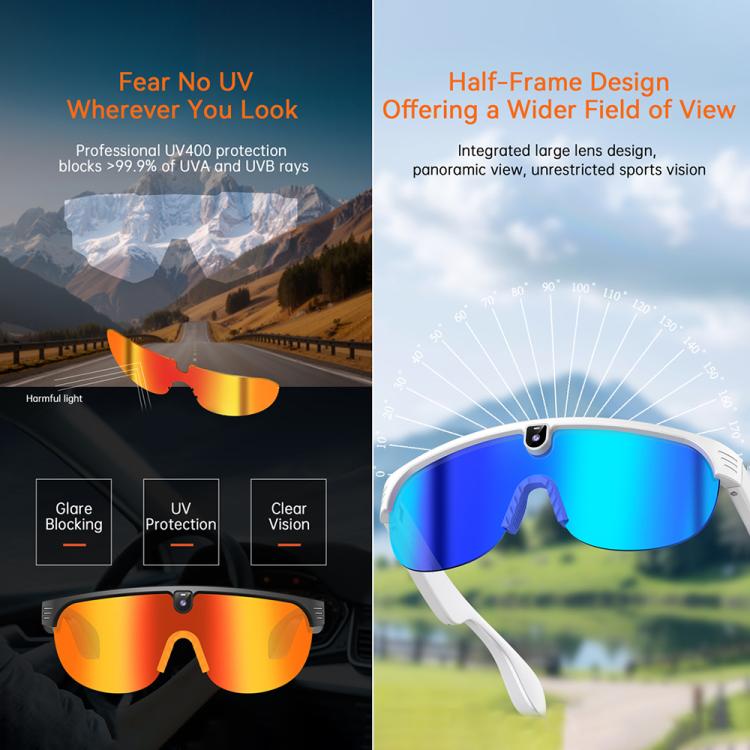 AIMB-G5 8MP Outdoor Cycling Smart AI Sports Glasses