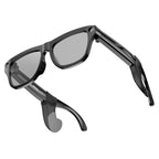 XK One Mac 8MP Voice Touch Control Smart Color Changing Lenses AI Smart Glasses Black