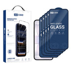 XDcase 5pcs / Pack Silk Screen Printed HD Tempered Glass Film, For iPhone 17e / 16e, For iPhone 17 Pro Max, For iPhone 17 Pro, For iPhone 17, For iPhone Air, For iPhone 16 Pro Max, For iPhone 16 Pro, For iPhone 16 Plus, For iPhone 16                   ... For iPhone 17e 16e