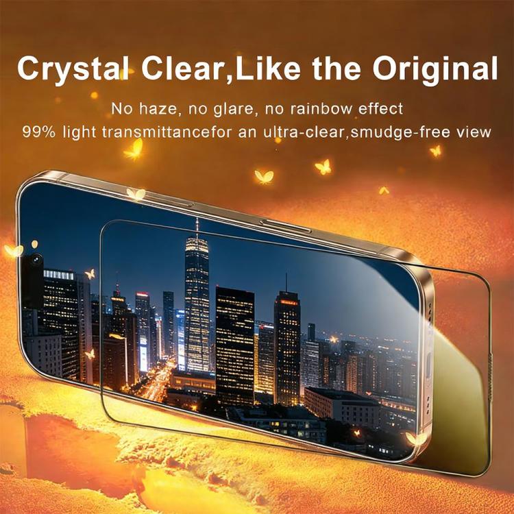 XDcase 5pcs / Pack Silk Screen Printed HD Tempered Glass Film, For iPhone 17e / 16e, For iPhone 17 Pro Max, For iPhone 17 Pro, For iPhone 17, For iPhone Air, For iPhone 16 Pro Max, For iPhone 16 Pro, For iPhone 16 Plus, For iPhone 16                   ...