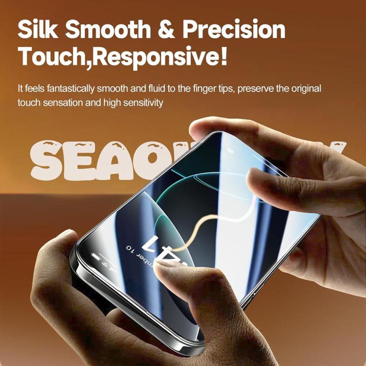 XDcase 5pcs / Pack Silk Screen Printed HD Tempered Glass Film, For iPhone 17e / 16e, For iPhone 17 Pro Max, For iPhone 17 Pro, For iPhone 17, For iPhone Air, For iPhone 16 Pro Max, For iPhone 16 Pro, For iPhone 16 Plus, For iPhone 16                   ...