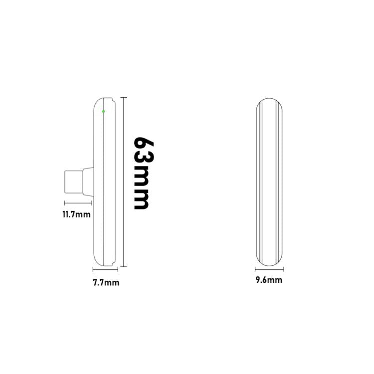Type-C Magnetic Charging Adapter, For Apple Pencil 2