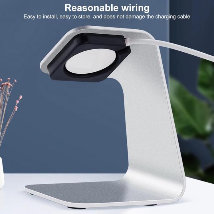 Charger – For Apple Watch Smart Watch Aluminum Alloy Charging Holder and USB...