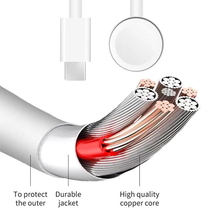 Charger – For Apple Watch Smart Watch Aluminum Alloy Charging Holder and Type-C...