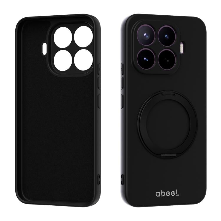 ABEEL Skin-friendly Feel Magnetic Liquid Silicone Phone Case with Holder – Magnetic, For Xiaomi 17T Pro 5G, For Xiaomi 17T 5G, For Xiaomi 17 Ultra, For Xiaomi 17 Pro Max