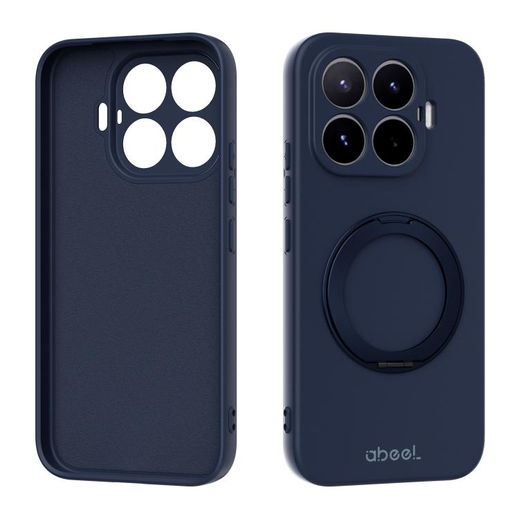 ABEEL Skin-friendly Feel Magnetic Liquid Silicone Phone Case with Holder – Magnetic, For Xiaomi 17T Pro 5G, For Xiaomi 17T 5G, For Xiaomi 17 Ultra, For Xiaomi 17 Pro Max For Xiaomi 17T 5G Blue