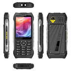 HP336 4G IP68 Rugged Phone, 3.5 inch, 4500mAh Battery, Network: 4G, BT, FM, SOS, Torch, EU Plug, US Plug, UK Plug – Shockproof, Waterproof, TPU