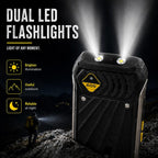 HP336 4G IP68 Rugged Phone, 3.5 inch, 4500mAh Battery, Network: 4G, BT, FM, SOS, Torch, EU Plug, US Plug, UK Plug – Shockproof, Waterproof, TPU