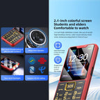 YEEMI K3+ 4G Keypad Phone, 2.4 inch, LED Flashlight, Big Keyboard Big Fonts, SOS, Network: 4G, Dual SIM – Card Slot, Bluetooth, TPU