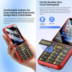 YEEMI K3+ 4G Keypad Phone, 2.4 inch, LED Flashlight, Big Keyboard Big Fonts, SOS, Network: 4G, Dual SIM – Card Slot, Bluetooth, TPU