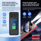 YEEMI K3+ 4G Keypad Phone, 2.4 inch, LED Flashlight, Big Keyboard Big Fonts, SOS, Network: 4G, Dual SIM – Card Slot, Bluetooth, TPU
